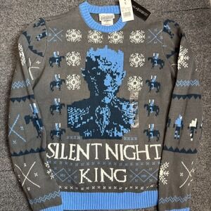 Silent Night King✨Game Of Thrones Ugly Christmas Sweater✨Men's Small (S)✨NWT
